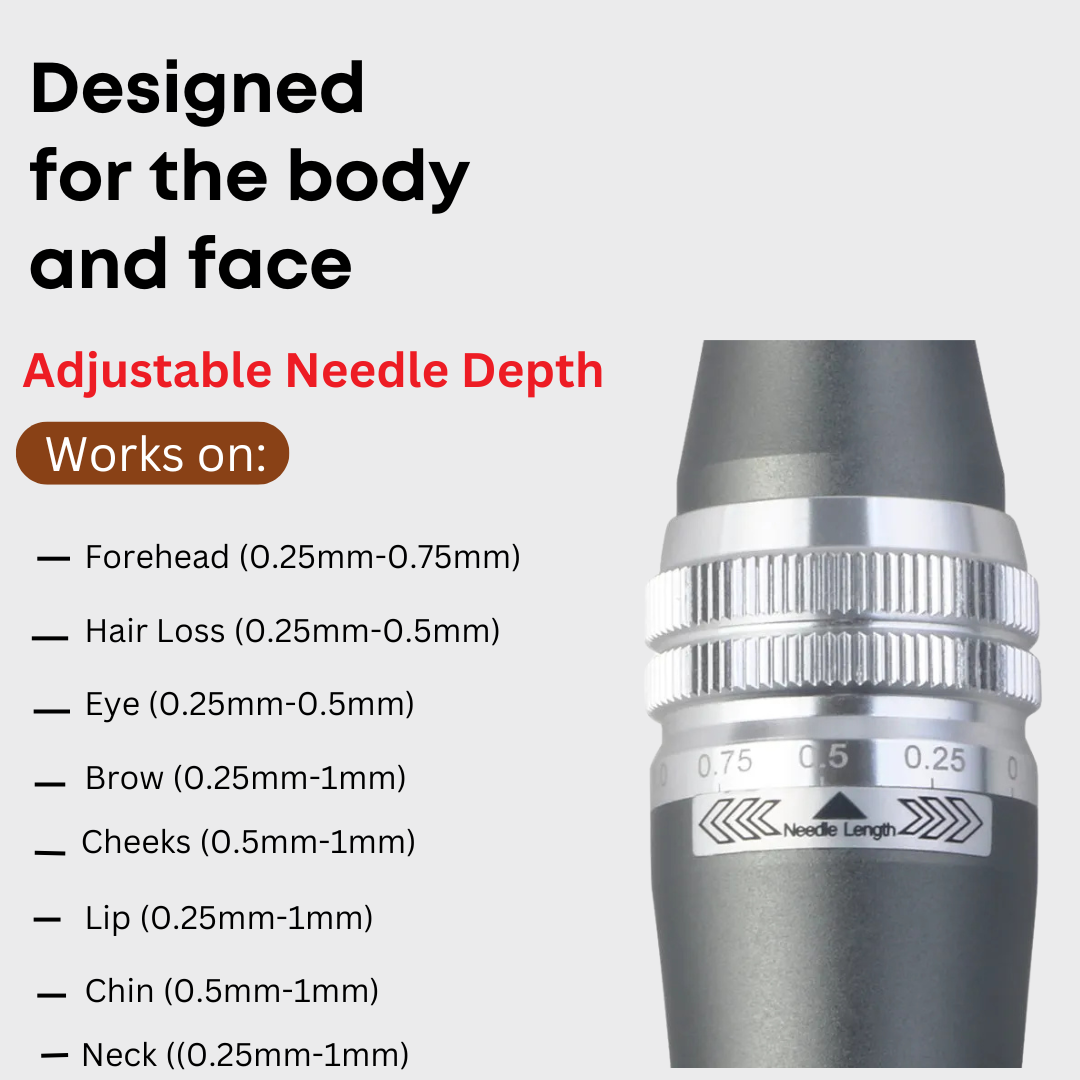 Dr Pen M8 Wireless Microneedling Pen Kit Including 12 Cartridges - Professional Microneedle Derma Roller Pen