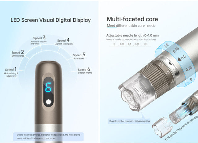 Dr. Pen Hydra H3 Pen All In One Microneedling Device-Giveaway 12 pcs Replacement Cartridges