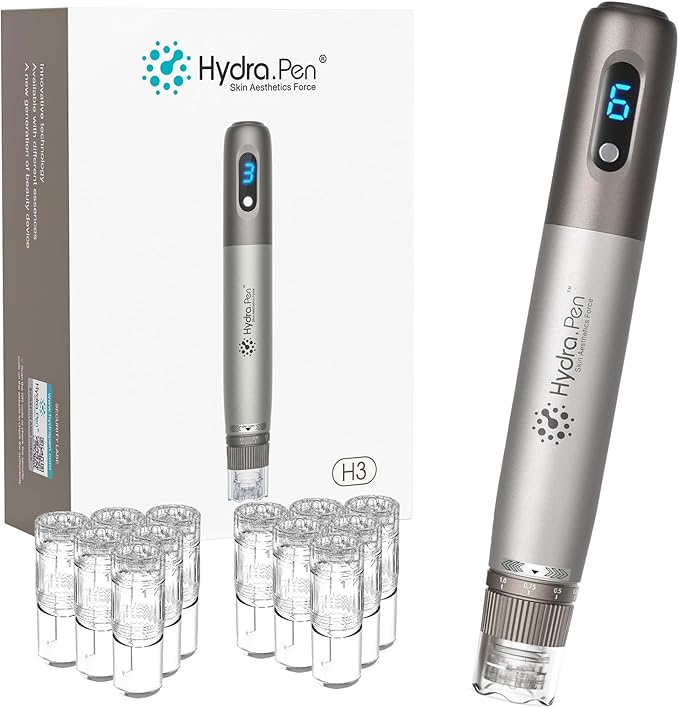 Dr. Pen Hydra H3 Pen All In One Microneedling Device-Giveaway 12 pcs Replacement Cartridges
