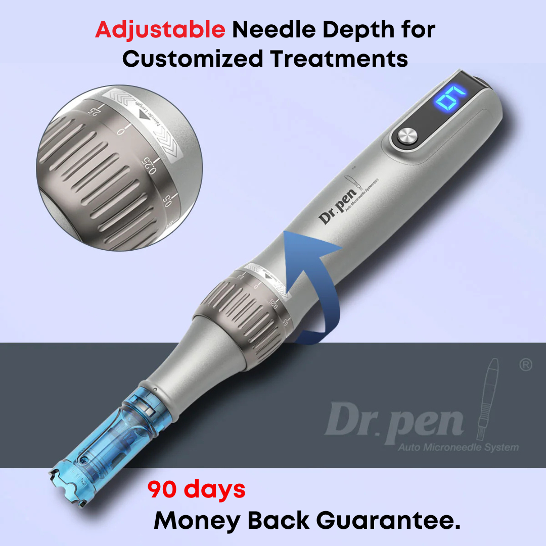 Dr Pen M8S Auto Microneedling Pen - Including 12 Pcs Replacement Cartridges
