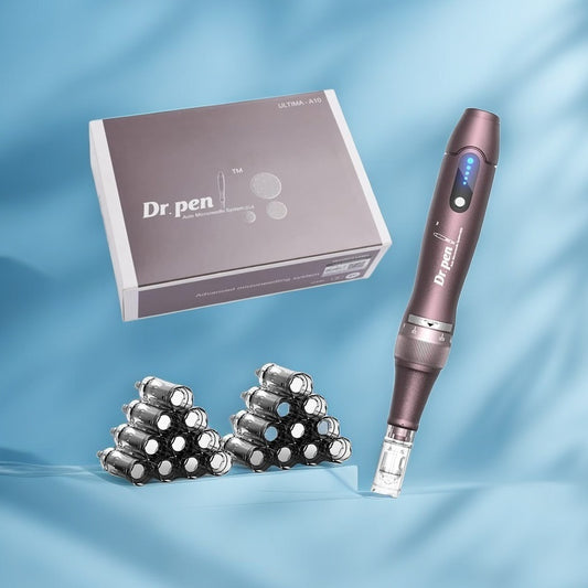 Dr.Pen A10 Professional Wireless Microneedling Pen with 20 Pcs Replacement Cartridges for Skin Care