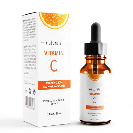 Natural Vitamin C 20% & Hyaluronic Acid Serum
