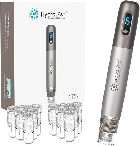 Dr. Pen Hydra H3 Pen All In One Microneedling Device-Giveaway 12 pcs Replacement Cartridges